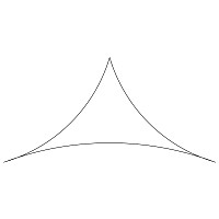 curved triangle